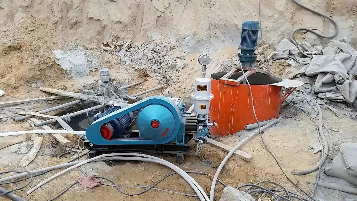 熊口管理区顶管注浆